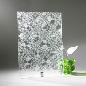 Фото стекло узорчатое модель Сфера бесцветное