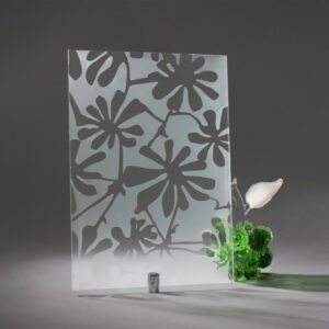 Фото стекло узорчатое модель Шер бесцветное