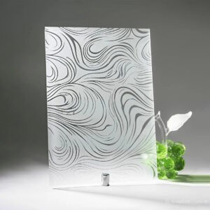 Фото стекло узорчатое модель Сиринити бесцветное