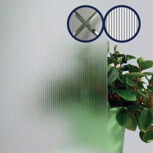 Фото стекло узорчатое Стрип бесцветное