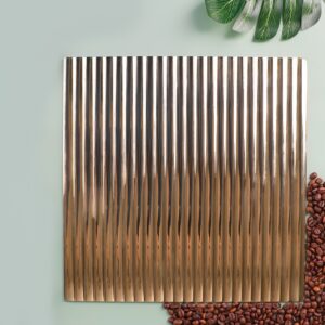 Фото стекло рифлёное модель moru бронза напыление 5 мм