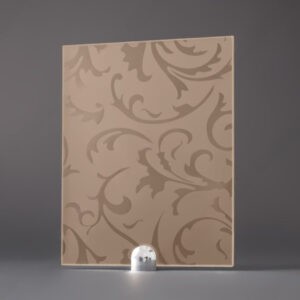 Фото стекло декоративное Вега бронзовое