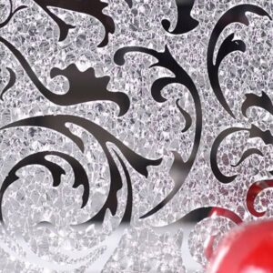 Фото зеркало листовое Барокко белое