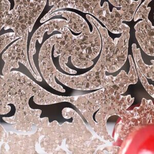 Фото зеркало листовое барокко золото