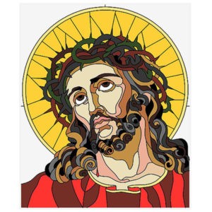 Фото витраж для окон модель Q - 012