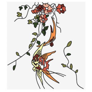 Фото витраж для окон модель Q - 03