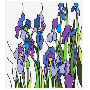 Фото витраж для окон модель Q - 10