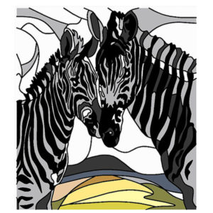 Фото витраж для окон модель Q - 18