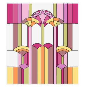 Фото витраж для окон модель W - 004