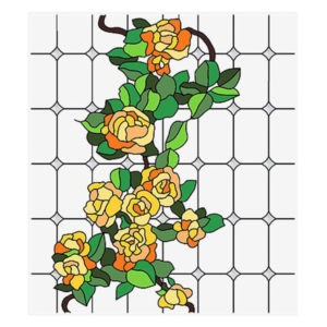 Фото витраж для окон модель W - 021