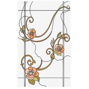 Фото витраж для окон модель W - 025