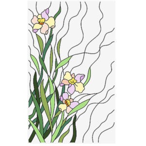 Фото витраж для окон модель W - 029