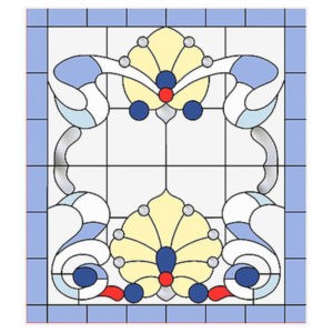 Фото витраж для окон модель W - 06