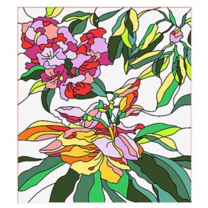 Фото витраж для окон модель W - 09