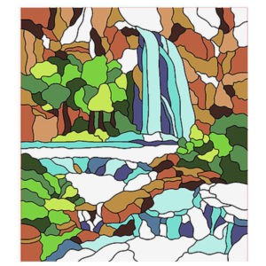 Фото витраж для окон модель W - 11