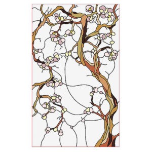 Фото витраж для окон модель W - 14