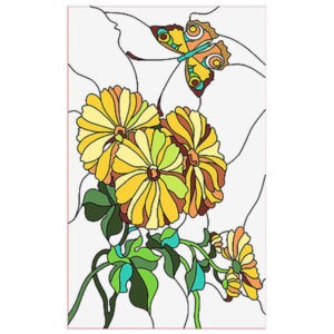 Фото витраж для окон модель W - 25