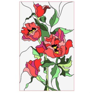 Фото витраж для окон модель W - 26